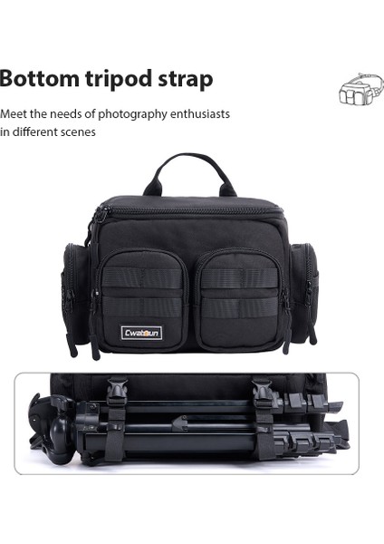 D96 Su Geçirmez Darbe Korumalı Mirrorless Kamera Çantası - Çıkarılabilir Bölmeler ve Omuz Askılı (Yurt Dışından) modelleri