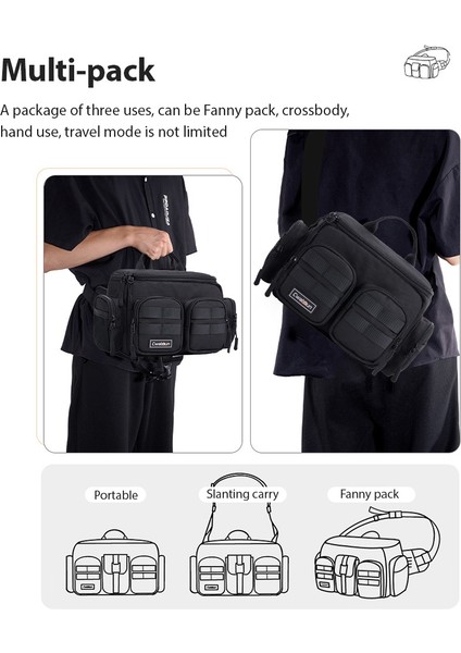 D96 Su Geçirmez Darbe Korumalı Mirrorless Kamera Çantası - Çıkarılabilir Bölmeler ve Omuz Askılı (Yurt Dışından) fırsatları