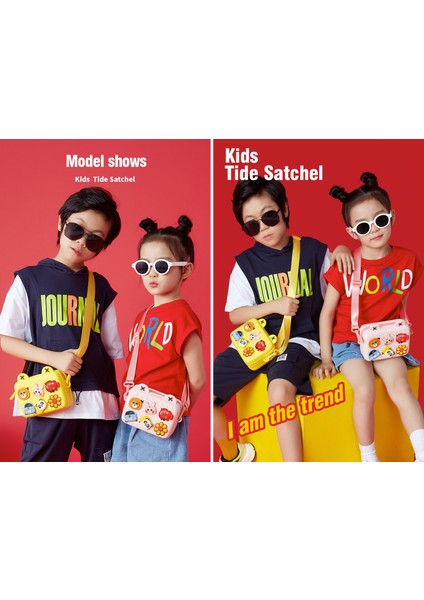 Su Geçirmez Kartoon Çocuk Messenger Çantası - Hafif Hediye (Yurt Dışından) fırsatları