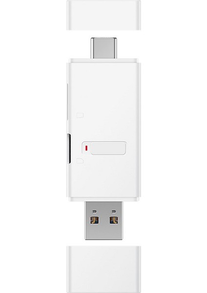 2'li 1 Arada Tf/nm Kart Okuyucu USB Type-C 2tb Taşınabilir Otg (Yurt Dışından)