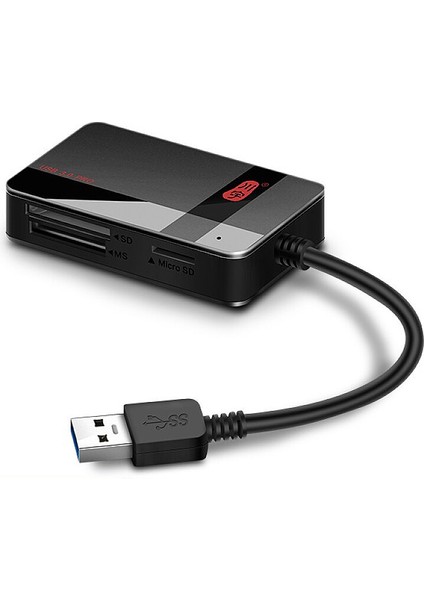 Usb3 4'ü 1 Arada Sd Tf Cf Ms Kart Okuyucu Hızlı Abs Kasa (Yurt Dışından)
