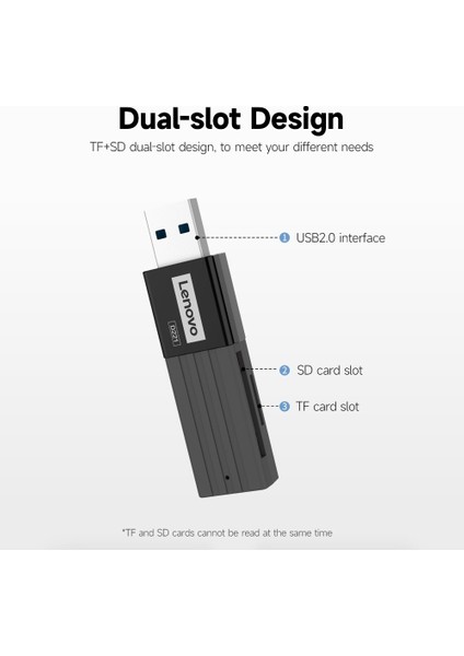 D221 Taşınabilir 2'li 1 Arada Sd/micro Sd Kart Okuyucu USB 2.0 (Yurt Dışından) indirimleri