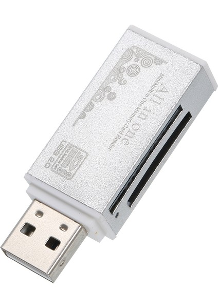 4'ü 1 Arada Usb2.0 Kart Okuyucu Sd Tf Ms M2 Uyumlu (Yurt Dışından)