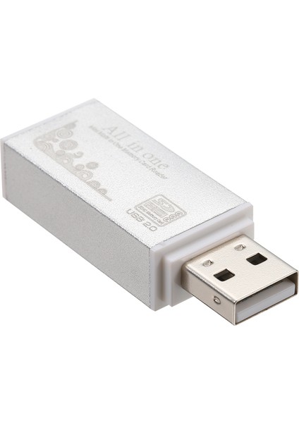 4'ü 1 Arada Usb2.0 Kart Okuyucu Sd Tf Ms M2 Uyumlu (Yurt Dışından)