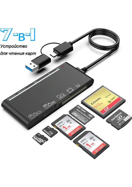 4 Portlu USB Hub Yüksek Hızlı Kompakt Taşınabilir (Yurt Dışından)