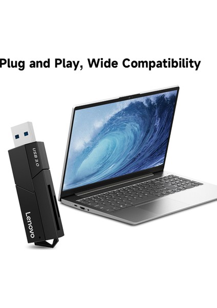 D204 Usb3.0 Yüksek Hızlı Çift Yuvalı Sd/tf Kart Okuyucu (Yurt Dışından)