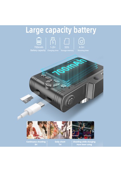Çocuk Kamerası 48MP Çift Lens 8x Zoom Taşınabilir 32GB Tf Kart Mini Ccd (Yurt Dışından) fırsatları