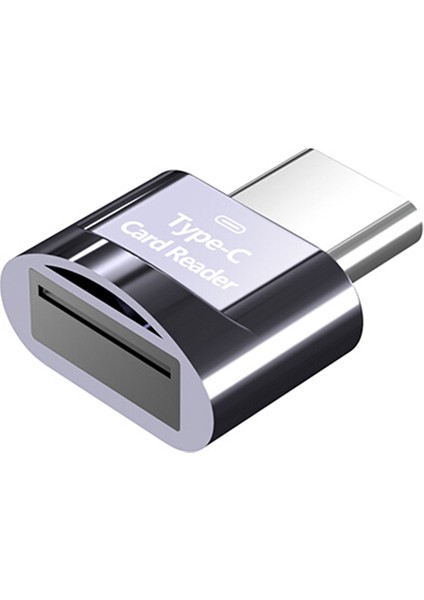 USB 3.1 Type C Kart Okuyucu Telefon Tablet Laptop Gri (Yurt Dışından)