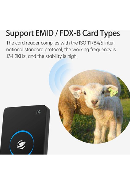 134.2KHZ Rfıd Emıd/fdx-B USB Hayvan ve Balık Otomatik Yemleme Cihazı (Yurt Dışından) modelleri