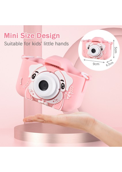 Çocuk Dijital Kamerası 1080P Çift Lens IPS Ekran Dahili Pil Noel Doğum Günü Hediyesi (Yurt Dışından) fiyatları