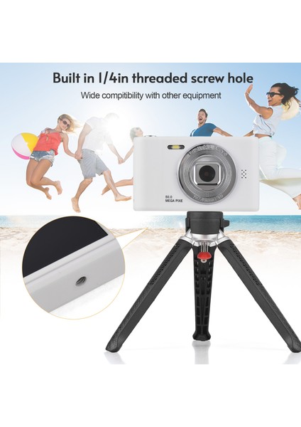 1080P 50MP Çift Lens 8x Zoom Dijital Fotoğraf Makinesi 2.4 Inç Ekran 32GB Tf Kart Hediye Çocuk Genç Öğrenci (Yurt Dışından) fırsatları