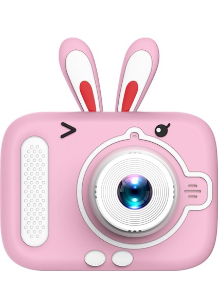 Çocuk Dijital Kamera - Çift Lens 2.0 IPS Ekran Dahili Pil Boyun Askılı Hediye (Yurt Dışından)