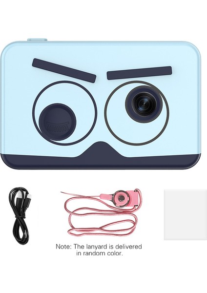 Çocuk Dijital Kamera 8mp Otofokus, Dahili Sticker ve Oyunlar, 32GB Hafıza Şarj Edilebilir Pil (Yurt Dışından) fırsatları
