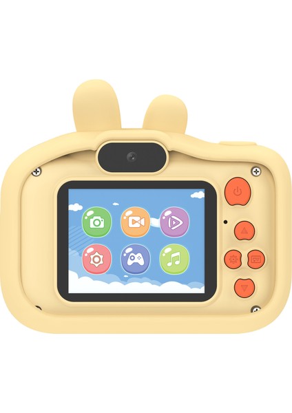 H9S Çocuk Hd Dijital Kamera 32GB Bellek Silikon Kılıf (Yurt Dışından)