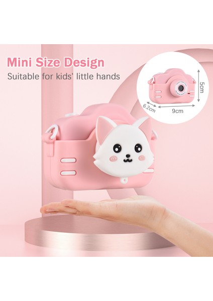 Çocuk Dijital Fotoğraf Makinesi 1080P Dual Lens IPS Ekran 4x Zoom Dahili Pil (Yurt Dışından) fiyatları