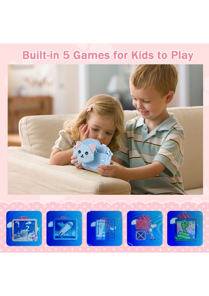 Çocuk Dijital Fotoğraf Makinesi 1080P Dual Lens IPS Ekran 4x Zoom Dahili Pil (Yurt Dışından) indirimleri