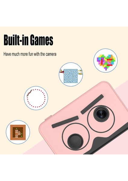 Çocuk Kamerası 20MP IPS Ekran Yerleşik Oyunlar 32GB Genişletilebilir Bellek (Yurt Dışından) fiyatları