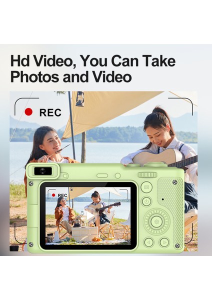 Çocuk Dijital Kamera 1080P 12MP 2.4 IPS Dahili Pil Kız Erkek Noel Hediyesi (Yurt Dışından) indirimleri
