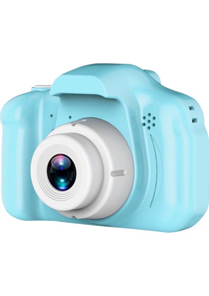 Taşınabilir Hd Çocuk Selfie Kamerası - 32GB Sd Kart Hediyeli, Mavi, 3-9 Yaş Kızlar Için (Yurt Dışından)