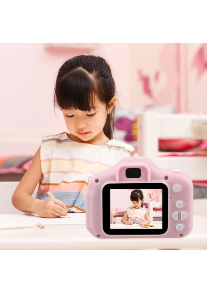 Çocuk Selfie Kamerası Hd Video 32GB Sd Kart Pembe Hediye (Yurt Dışından) indirimleri