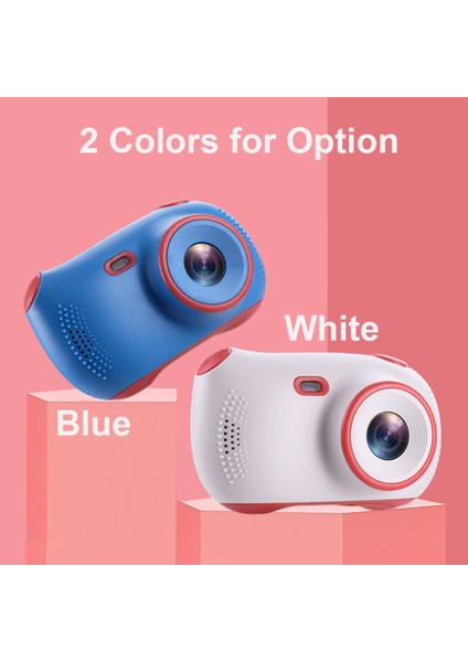 Çocuk Kamerası 1080P 18MP Çift Lens Dahili Pil Hediyesi (Yurt Dışından) fırsatları