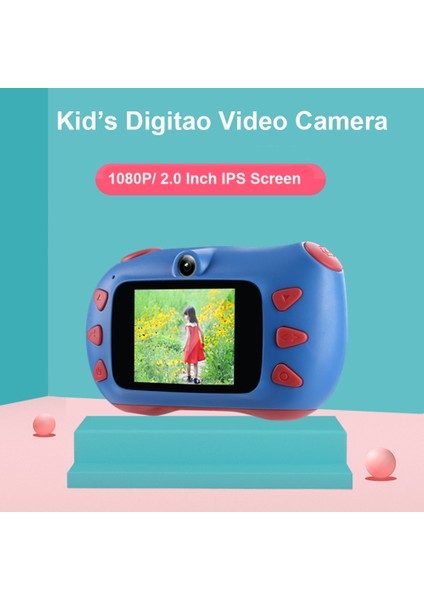 Çocuk Kamerası 1080P 18MP Çift Lens Dahili Pil Hediyesi (Yurt Dışından) indirimleri
