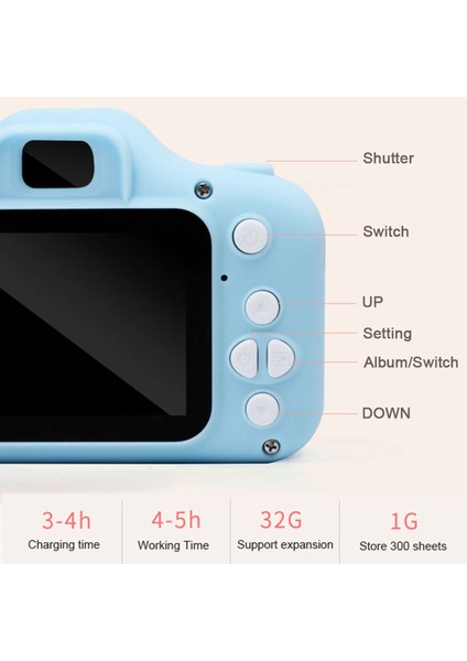 X2 Mini Çocuk Dijital Fotoğraf Kamerası (Yurt Dışından) fiyatları