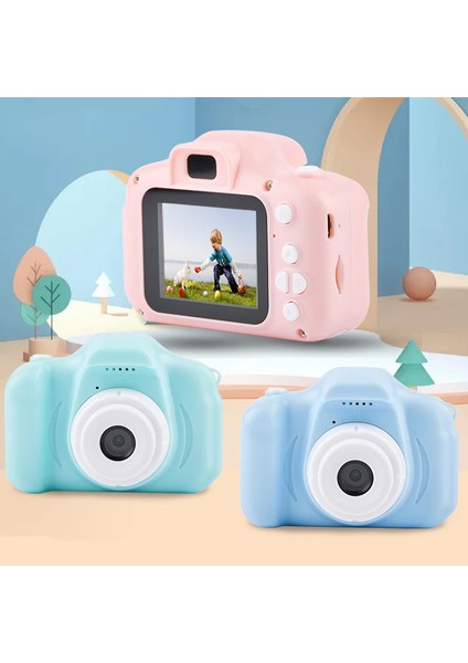 X2 Mini Pembe 32G Çocuk Dijital Fotoğraf Makinesi Tek Tuş Çekim Kart Okuyucu (Yurt Dışından) fiyatları