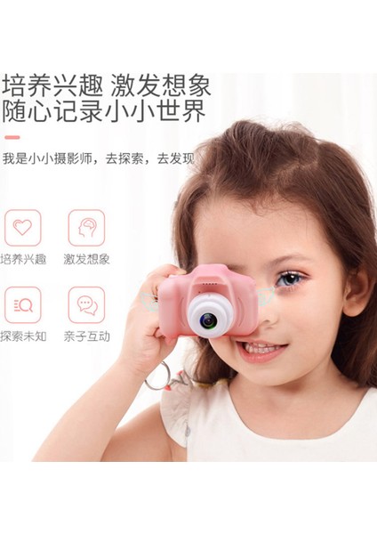 X2 Mini Pembe 32G Çocuk Dijital Fotoğraf Makinesi Tek Tuş Çekim Kart Okuyucu (Yurt Dışından) fırsatları