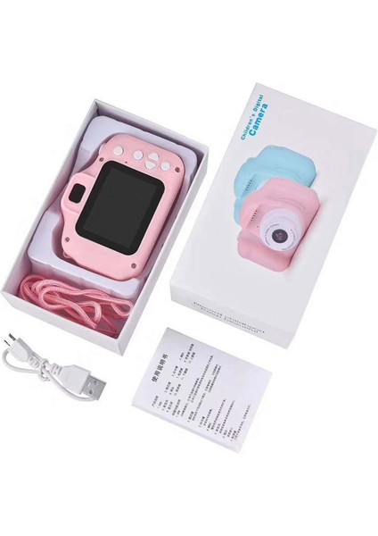 X2 Mini Pembe 32G Çocuk Dijital Fotoğraf Makinesi Tek Tuş Çekim Kart Okuyucu (Yurt Dışından) indirimleri