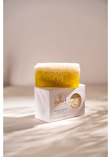 Ixchelbeautylab Doğal Lifli Argan Sabunu