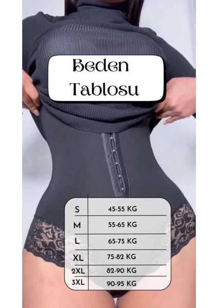 Kadın Agraflı Zıbın Korse Toparlayıcı Vücut Korsesi fırsatları