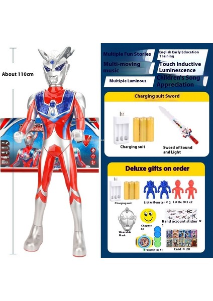 Yeni Büyük Boy Ultraman Serisi Oyuncak Model Seti (Yurt Dışından)