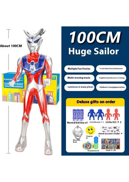 Yeni Büyük Boy Ultraman Serisi Oyuncak Model Seti (Yurt Dışından)