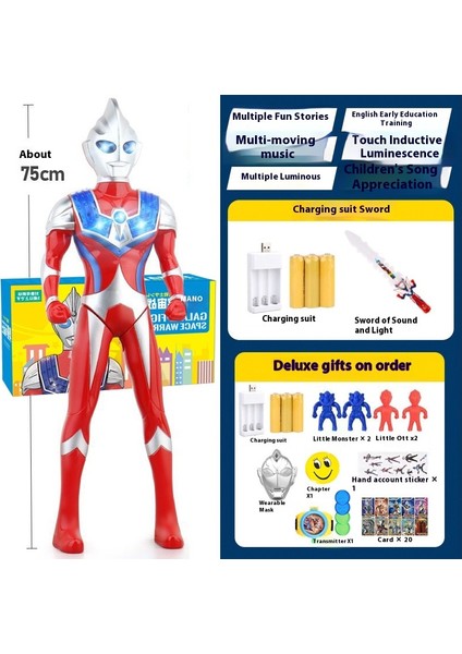 Yeni Büyük Boy Ultraman Serisi Oyuncak Model Seti (Yurt Dışından)