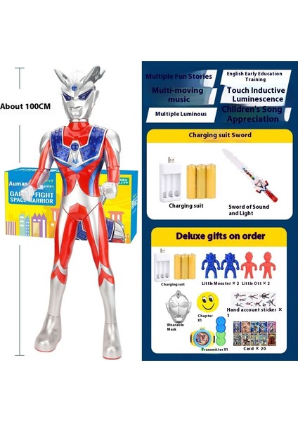 Yeni Büyük Boy Ultraman Serisi Oyuncak Model Seti (Yurt Dışından)