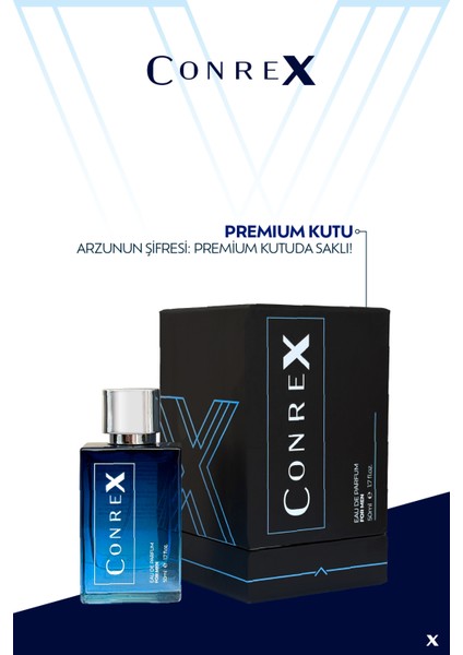 Erkeklere Özel Afrodizyak Etikili Edp Parfüm 50ml + 5 ml Taşınabilir Mini Şişe Hediyeli!
