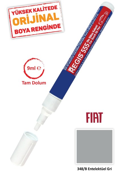 Oto Tam Örtücü Rötüş Kalemleri Fiat 348/B Entelektüel Gri Çizik Giderici Oto