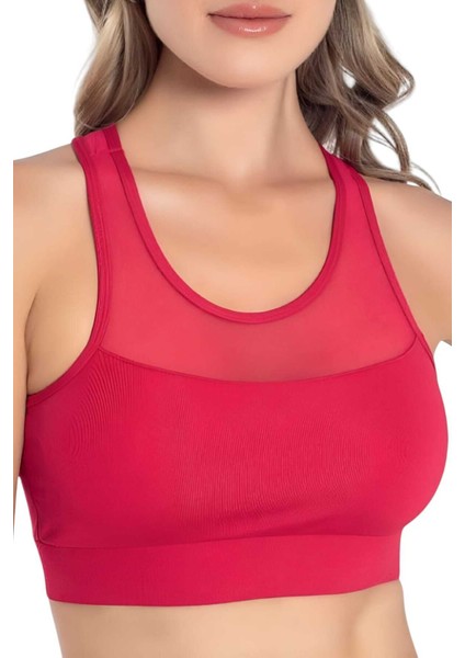 Kadın Tül Detaylı Crop Kadın Büstiyer modelleri