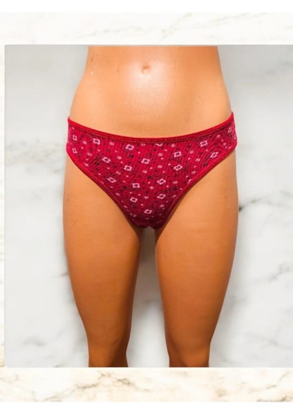 Désir Kadın Düşük Bel Renkli Desenli Ekonomik Bikini Model Külot 5'li Paket fiyatları