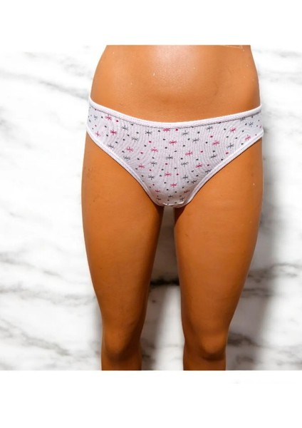 Désir Kadın Düşük Bel Renkli Desenli Ekonomik Bikini Model Külot 5'li Paket modelleri