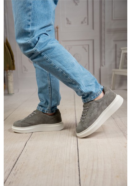 Erkek Deri Bağcıklı Ayakkabı - Süet Erkek Ayakkabı