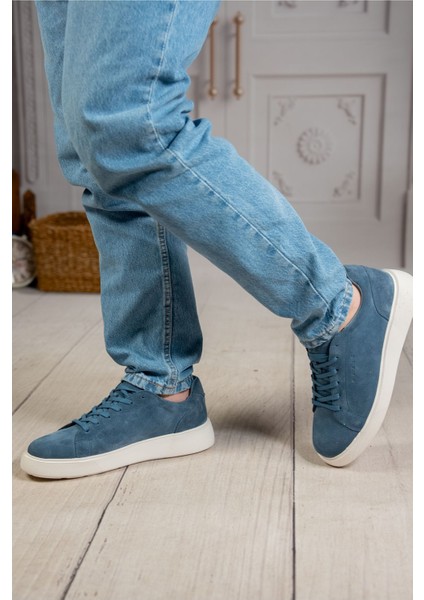 Erkek Deri Bağcıklı Ayakkabı - Süet Erkek Ayakkabı