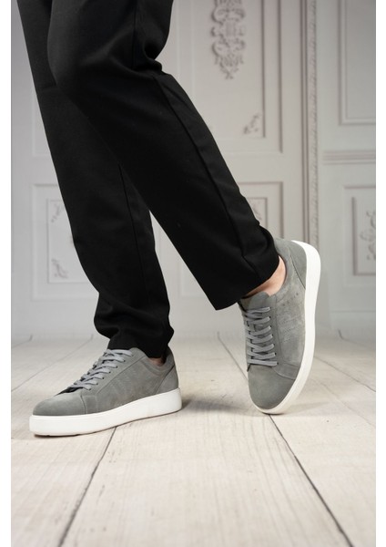 Erkek Deri Bağcıklı Ayakkabı - Süet Erkek Ayakkabı