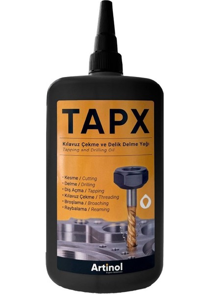 Artinol TAPX Kılavuz Çekme Yağı - 460 ml