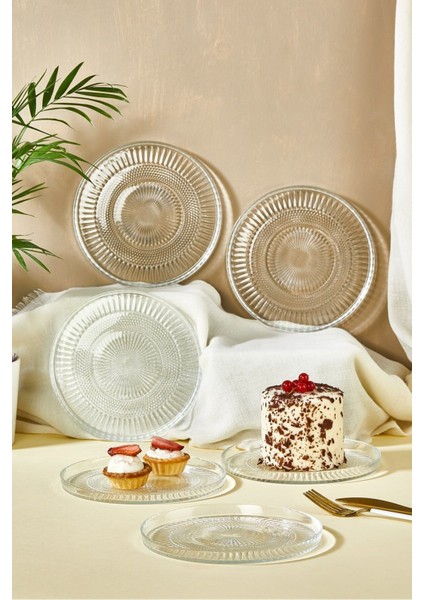 Elena 16 cm Pasta Tabağı Seti - 6 Parça