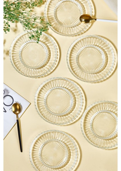 Riva 6 Parça Çay Tabağı Seti modelleri