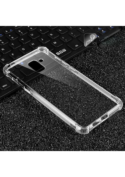 Galaxy J4 Uyumlu Kılıf Airbag Darbe Korumalı Şeffaf Nitro Slivovo Anti Shock Silikon Kapak