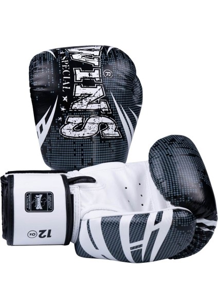 FBGVL3-TW5BK Boks Eldiveni Deri Muay Thai Eldiveni