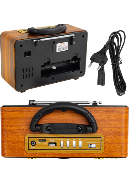 Magıcvoıce MV-112BT Usb/sd/fm/bluetooth Destekli Nostaljik Radyo (4172)